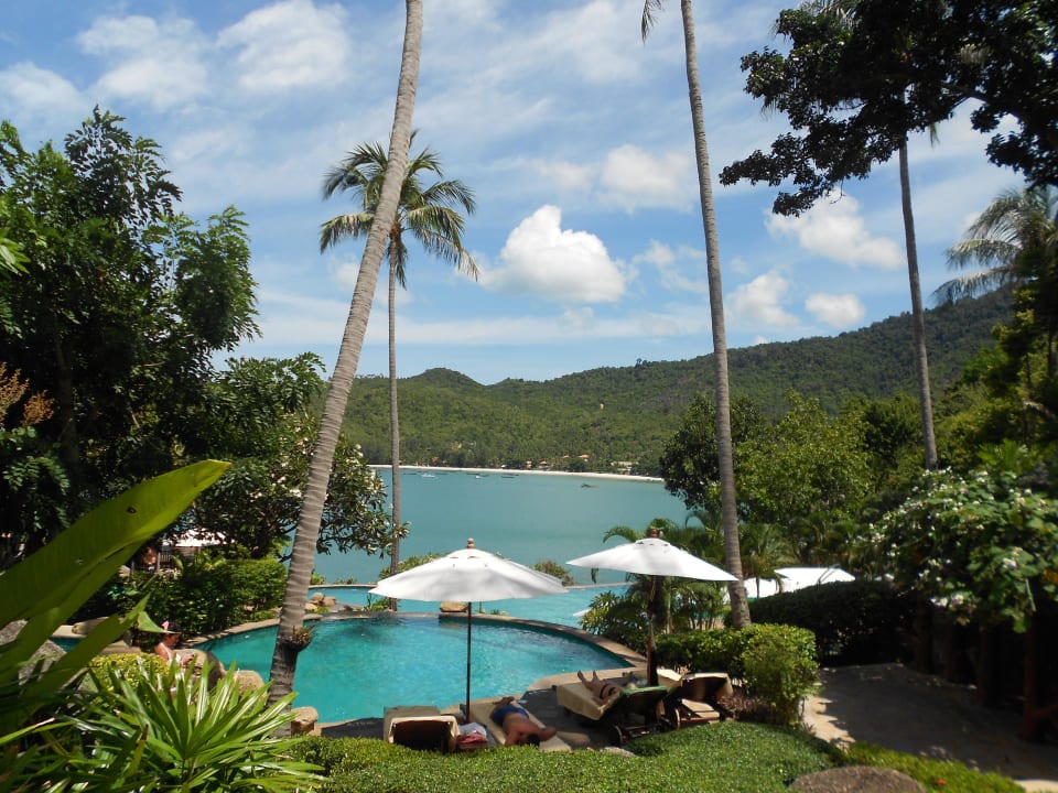 Atemberaubender Ausblick vom Pool aus Panviman Resort Koh Phangan