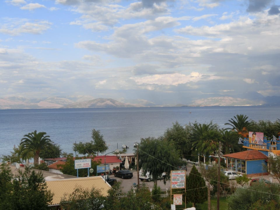 Blick vom Balkon Richtung Festland Hotel Albatros