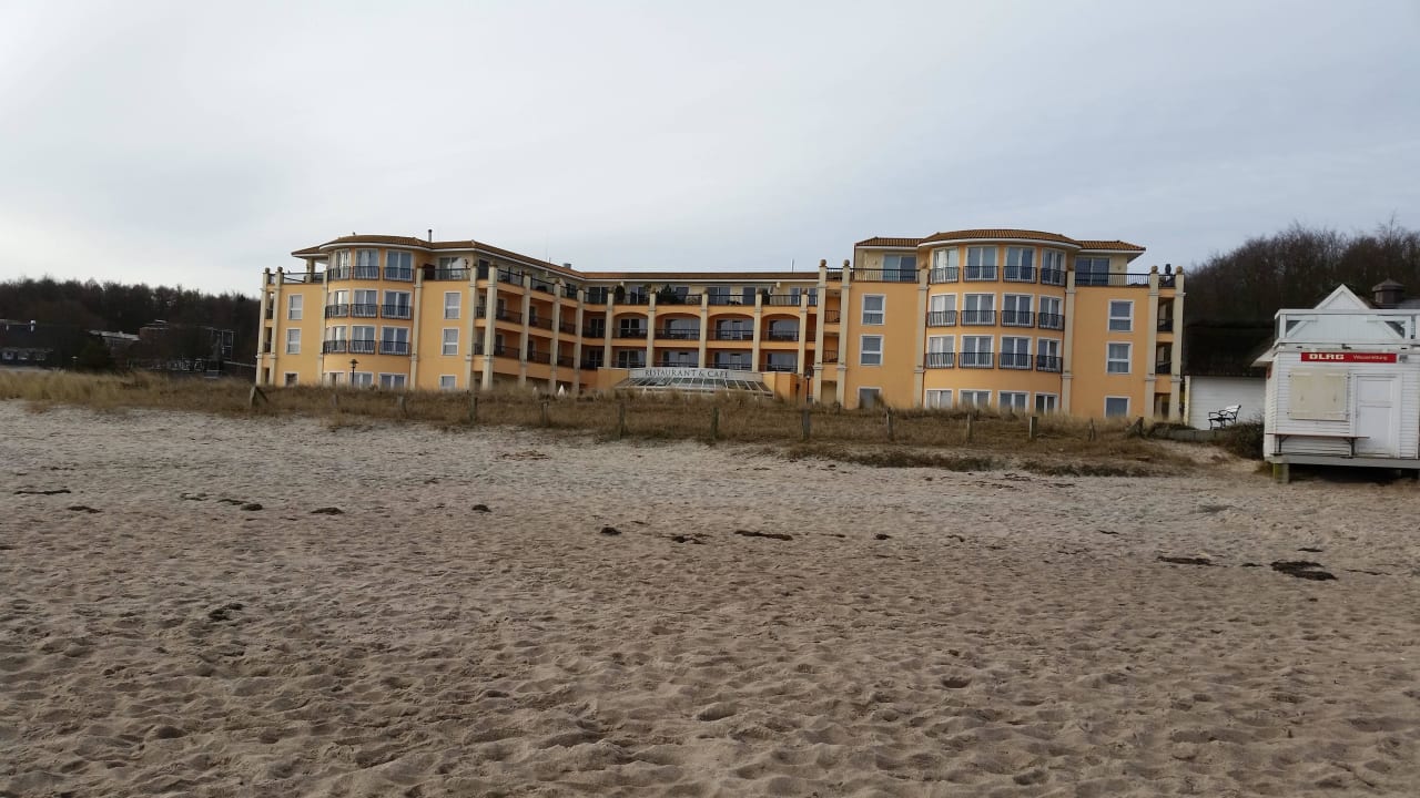 Ansicht vom Strand Hotel Gran Belveder
