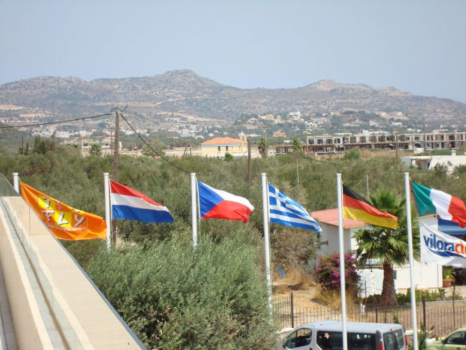 Ausblick Richtung Faliraki Atlantica Mikri Poli Rhodes