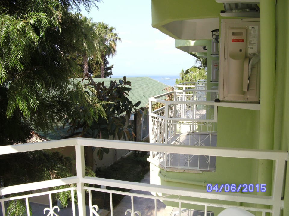 Blick vom Balkon aus Incekum Su Hotel