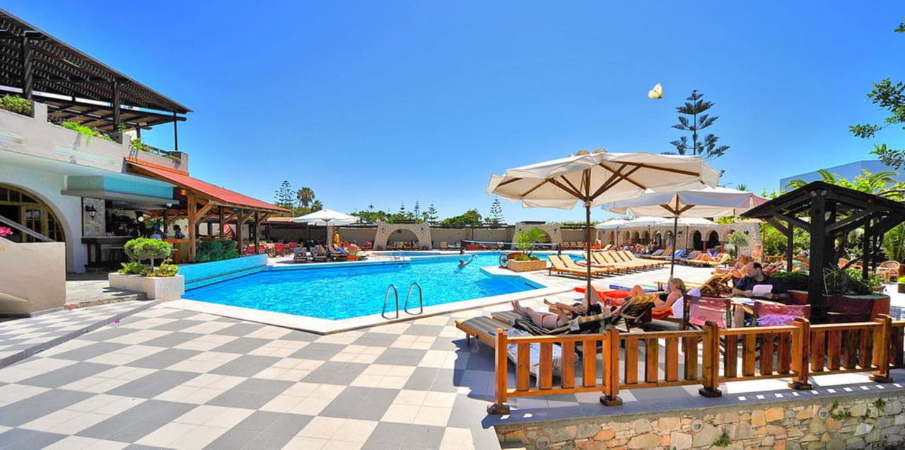 Gaia Garden 2009 pool view Gaia Garden Hotel