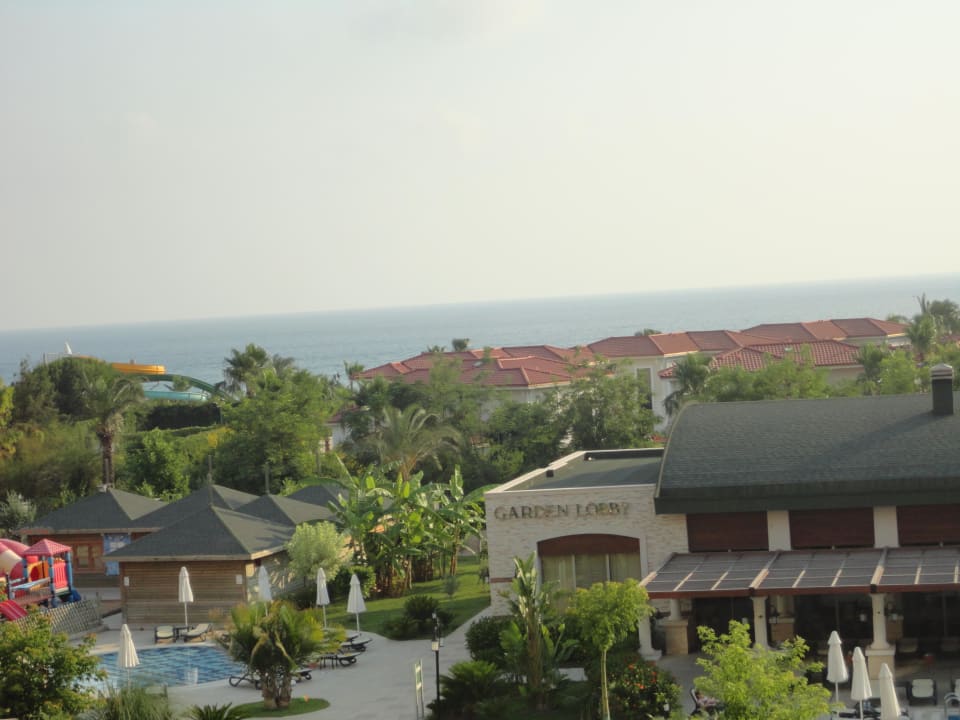 Blick von unserem Balkon Richtung Meer Sunis Kumköy Beach Resort Hotel & Spa