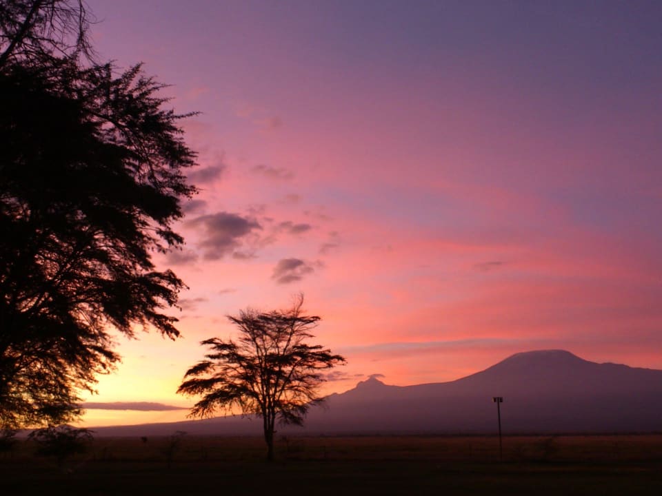 Sonnenaufgang Kilimanjaro Ol Tukai Lodge
