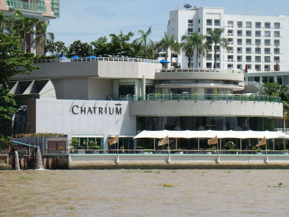 Bei der Anfahrt vom Hauseigenen Boot Chatrium Hotel Riverside Bangkok