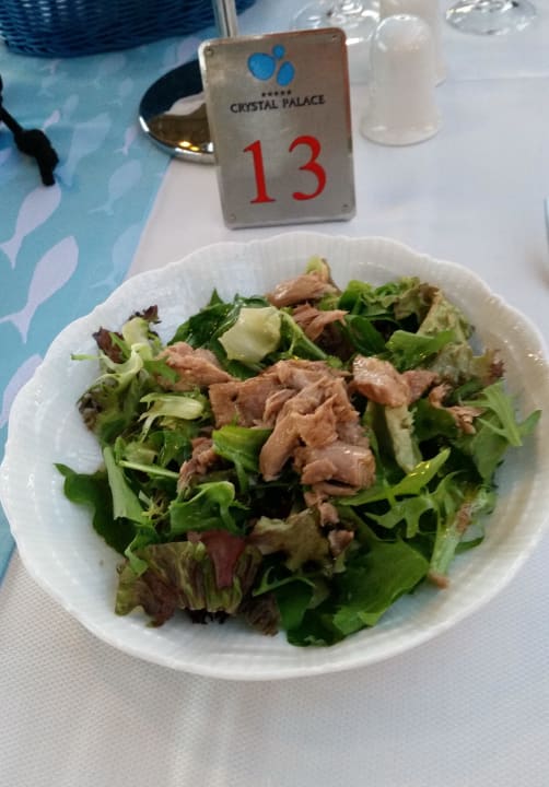 Beilagensalat im Fischrestaurant Diamond Excellence Resort & Spa