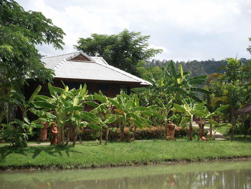 Superiorbungalow eingebettet von Bananenbäumen Baan Chai Thung Resort