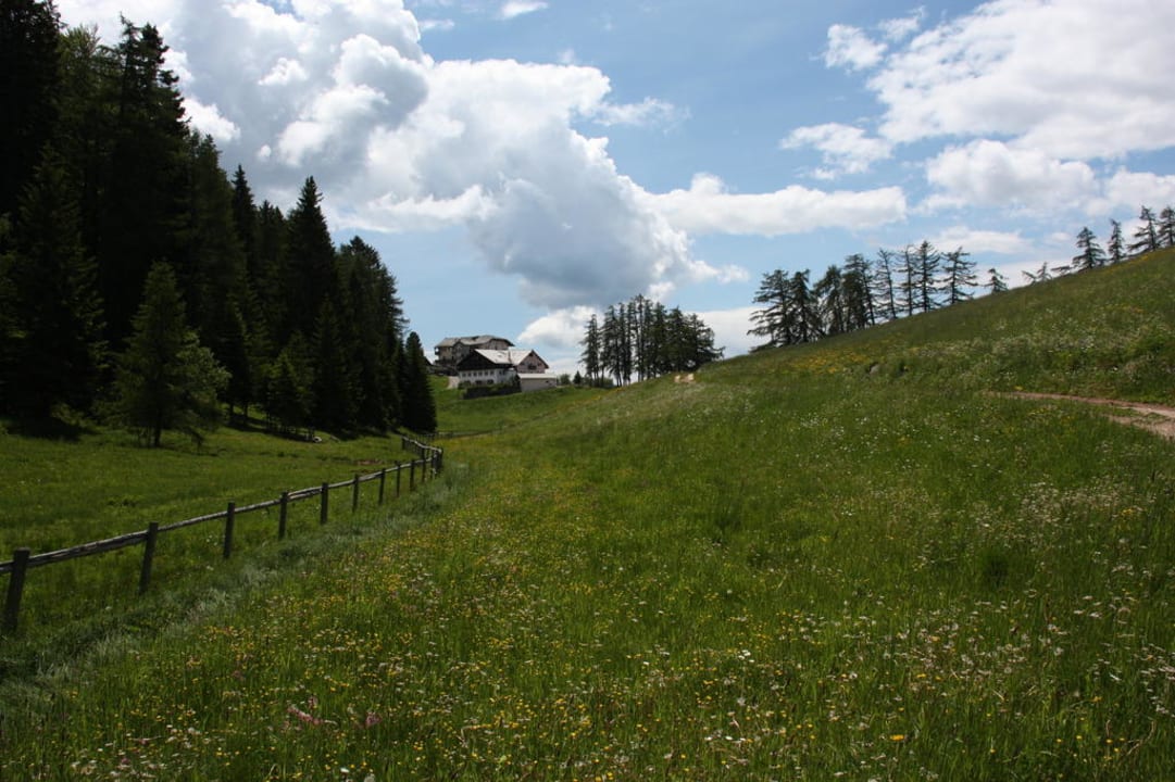 Blick auf den Zirmerhof  Hotel Zirmerhof