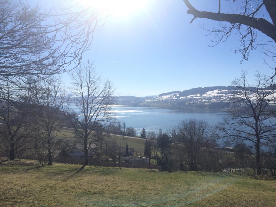 Ausblick auf Hallwylersee Tagungshaus Rügel