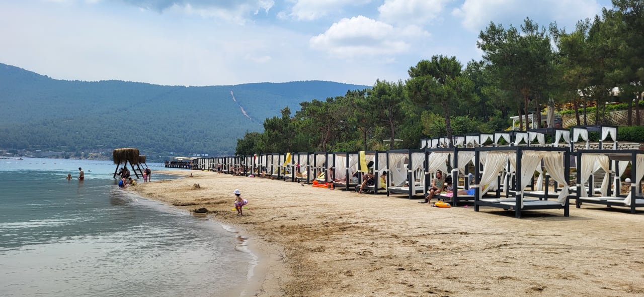 Strand La Blanche Island Bodrum