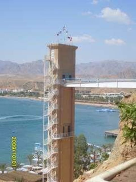 Widok na windę Albatros Sharm Resort