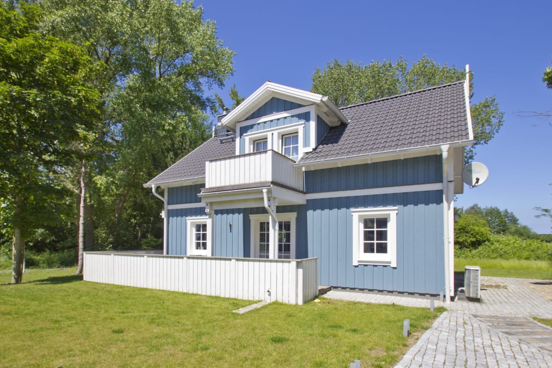 Außenansicht Ferienhaus Frigga - Paradies Rügen