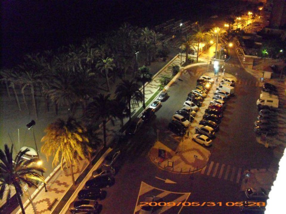 Ausblick vom Balkon bei Nacht Meliá Costa del Sol
