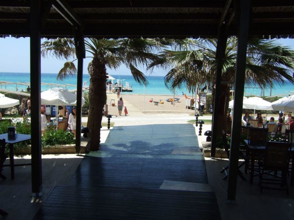 Toller Blick auf Strand und Meer! Blue Waters Club