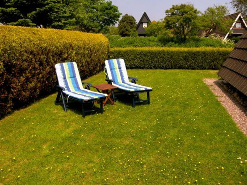 Liegestühle Ferienhaus Feriendomizil Carolinensiel
