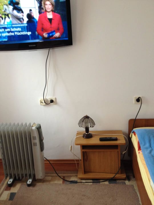 Heizung defekt, Steckdosen locker Pension Fortuna