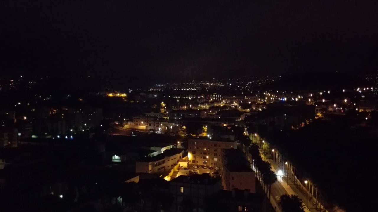 Zimmer ausblick bei Nacht / Landseite Be Live Tenerife - Adults only