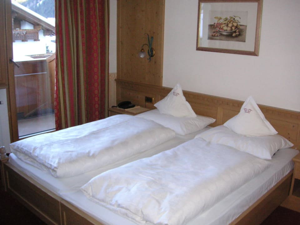 Die Betten - sehr bequem! Hotel Garni Concordia