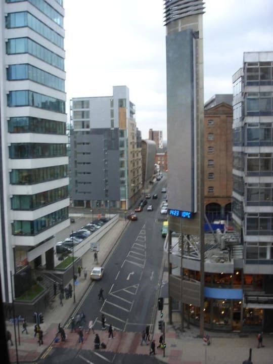 Blick aus Hotelzimmer zur Stadt DoubleTree by Hilton Manchester - Piccadilly
