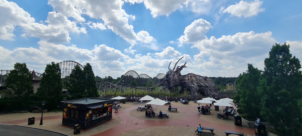 Ausblick Heide Park Abenteuerhotel