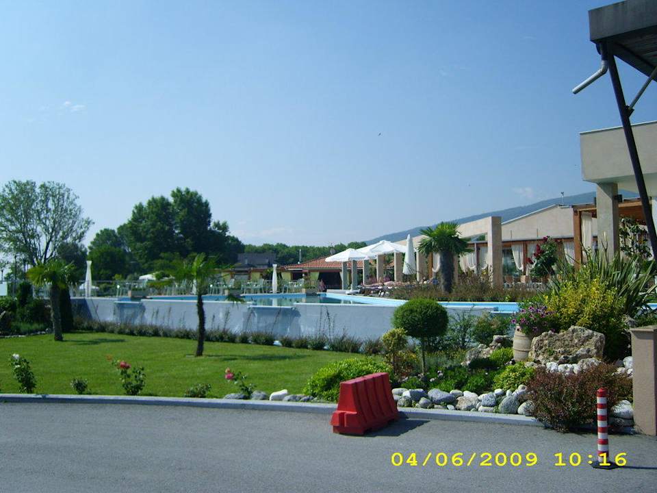 Blick vom Eingang auf die Anlage alltoura Club Hotel Poseidon Palace