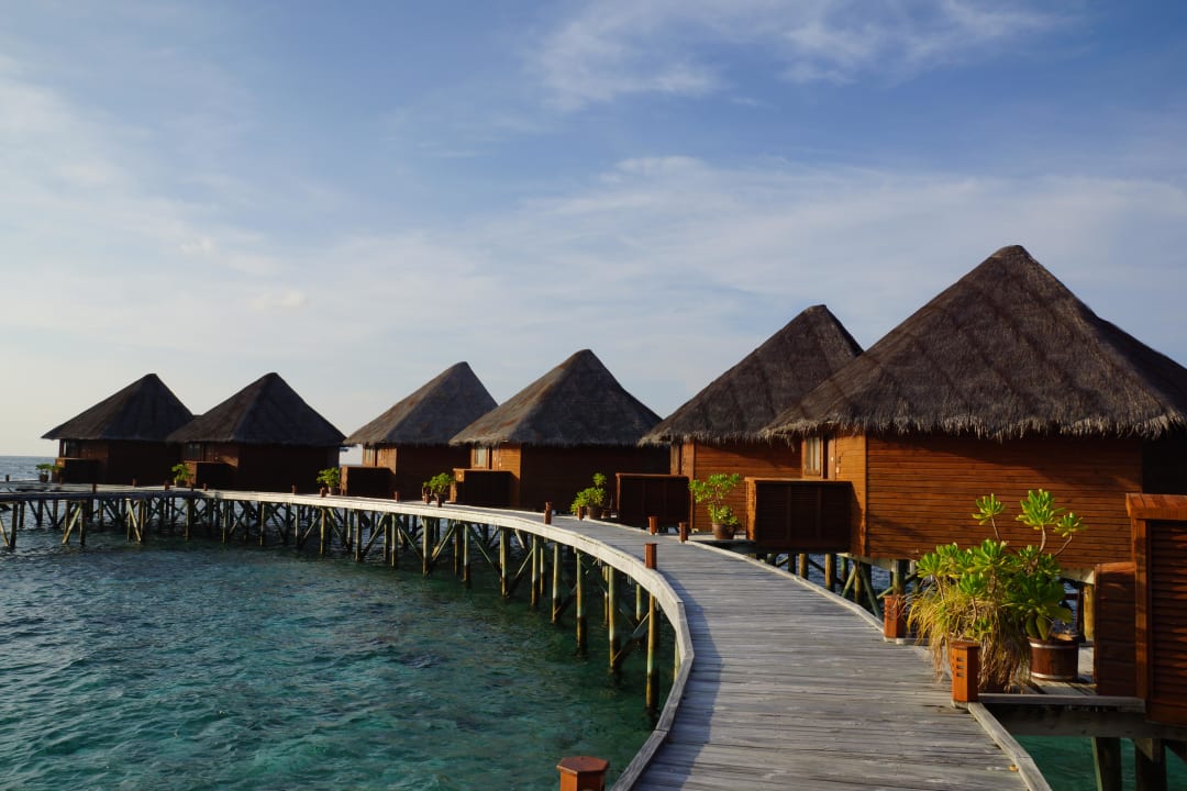 Wasservillen im Halbmond Mirihi Island Resort