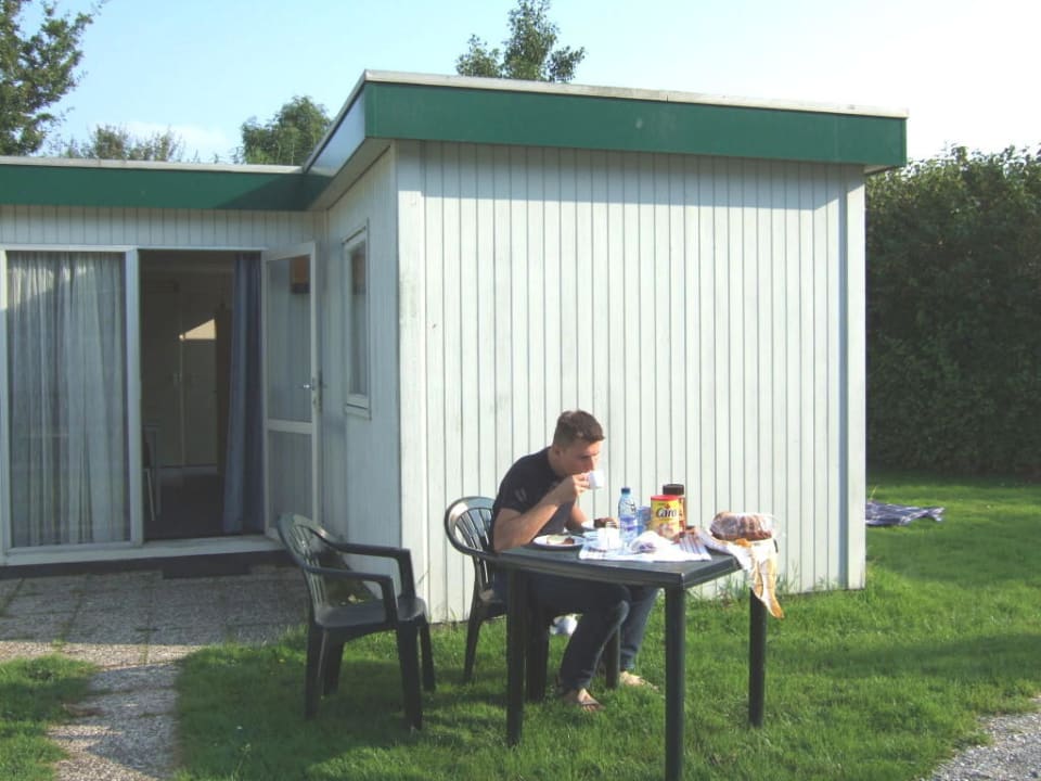 Frühstück  im Freien Het Grootslag Vakantiepark