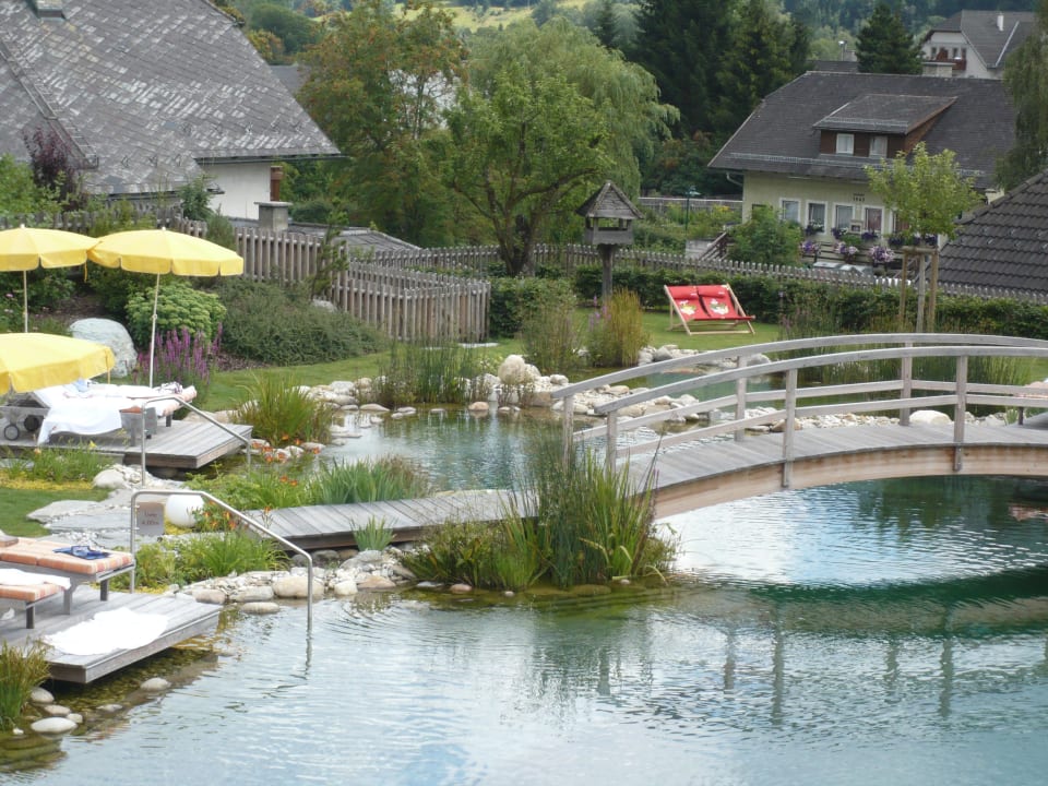 Schwimmteich Wellnesshotel Eggerwirt