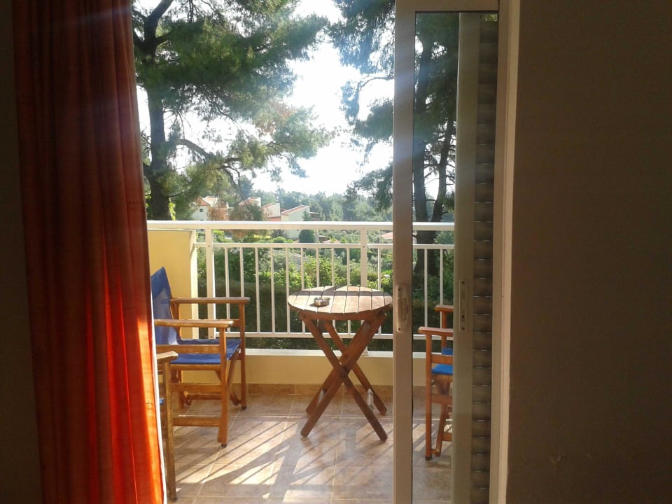 Balkon des Zimmers Alkion Hotel
