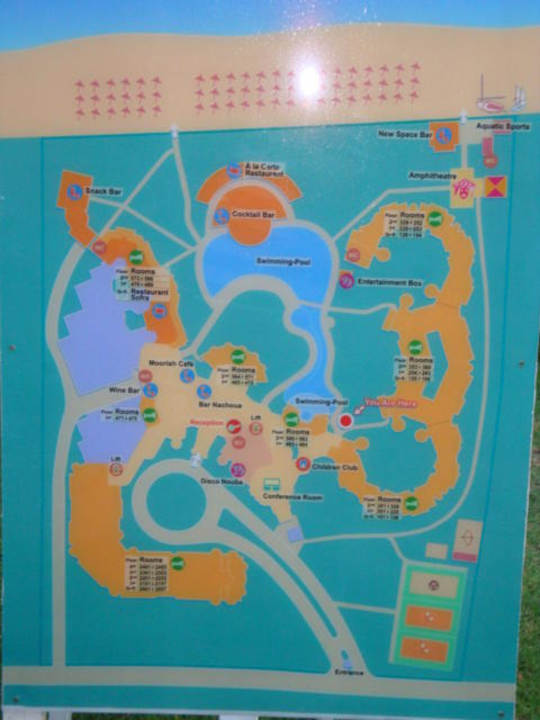 Lageplan Mahdia Beach & Aquapark