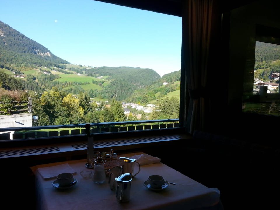 Blick vom Restaurant Alpin & Vital Hotel La Perla