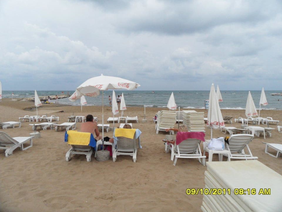 Unser Strandabschnitt Dosi Hotel