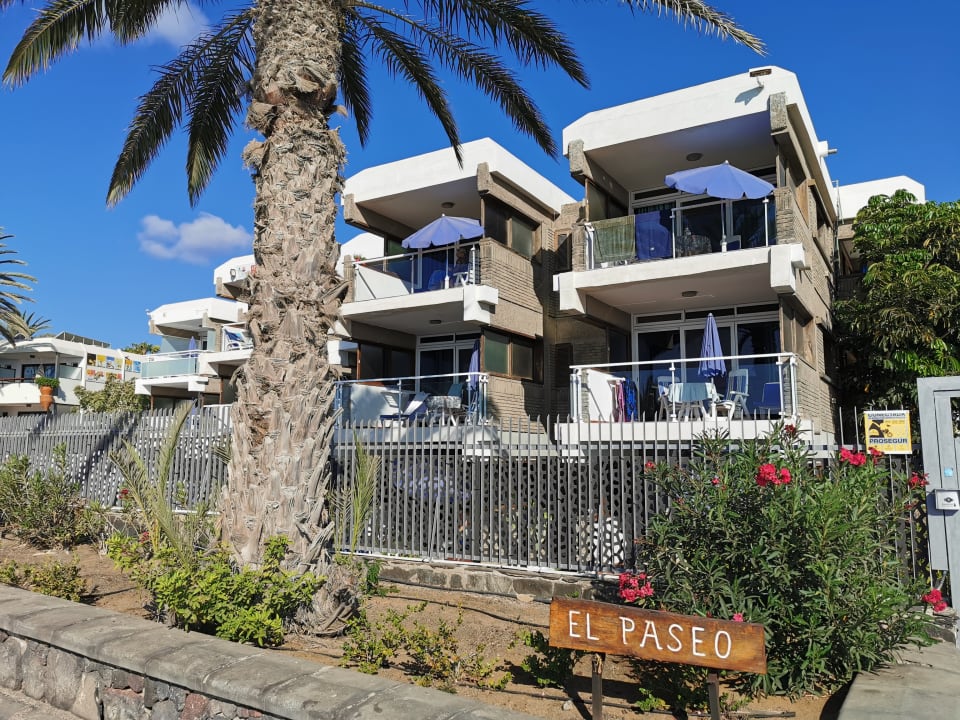 Außenansicht Apartamentos El Paseo
