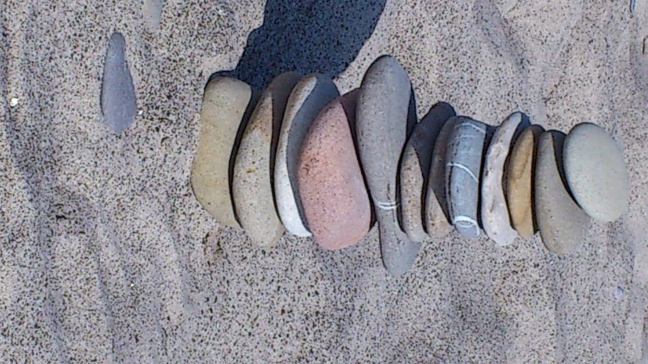 Steinmännchen, selbst gebaut Hotel Costa Verde