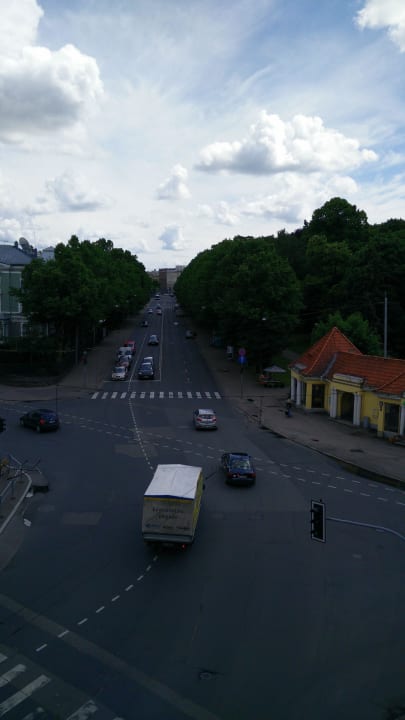 Ausblick vom Balkon Monika Centrum Hotels