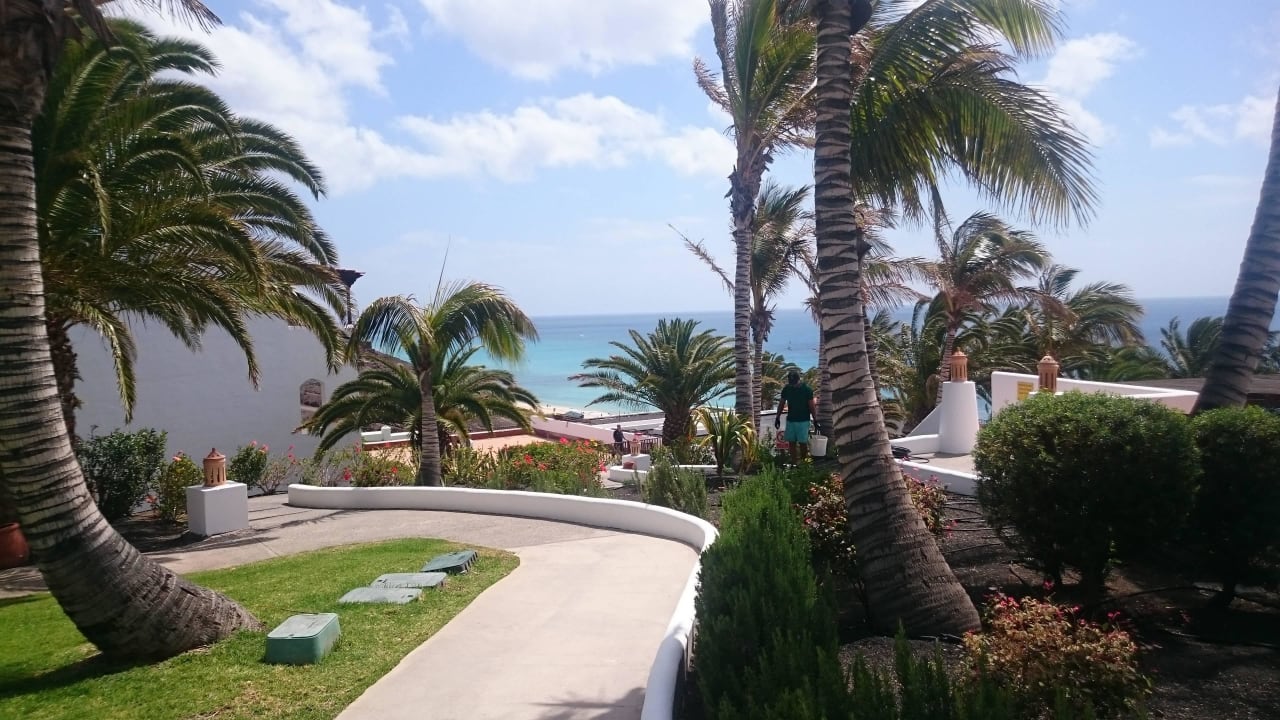 Weg zum Wellnessbereich Club Jandia Princess