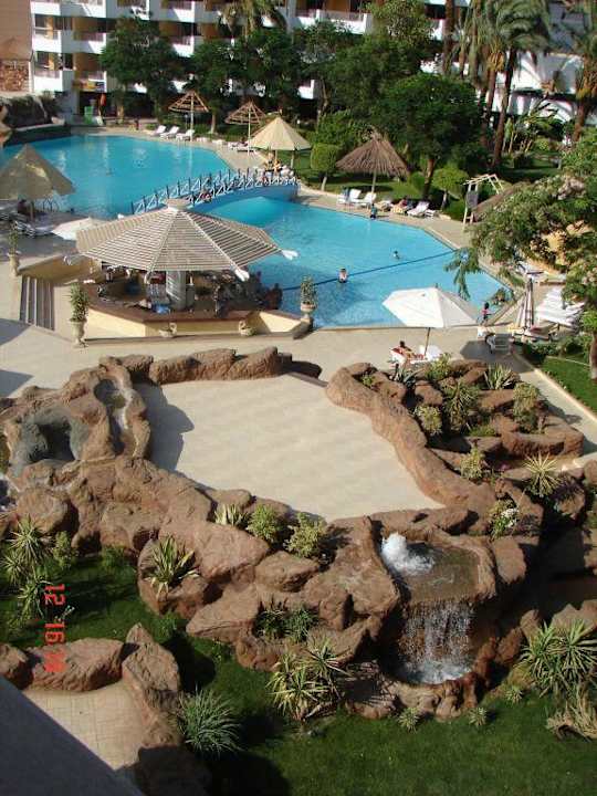 Blick zum Pool Pyramisa Hotel Luxor