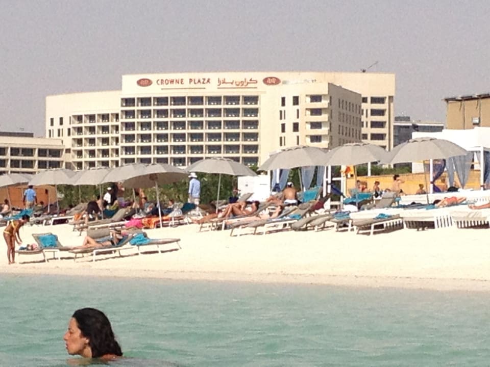 Vom Mehr unser Hotel Crowne Plaza Hotel Yas Island
