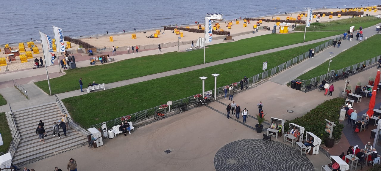 Ausblick Strandhotel Duhnen / Aparthotel Kamp