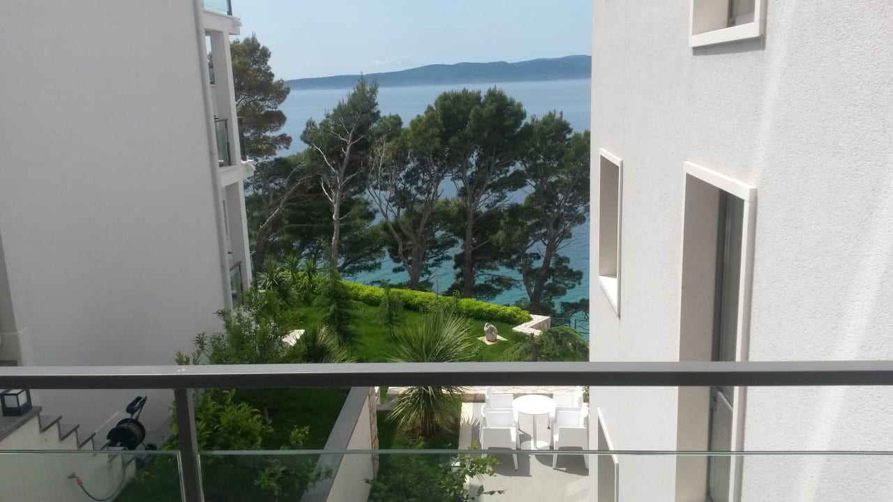 Der Ausblick vom Balkon Villa Paulina