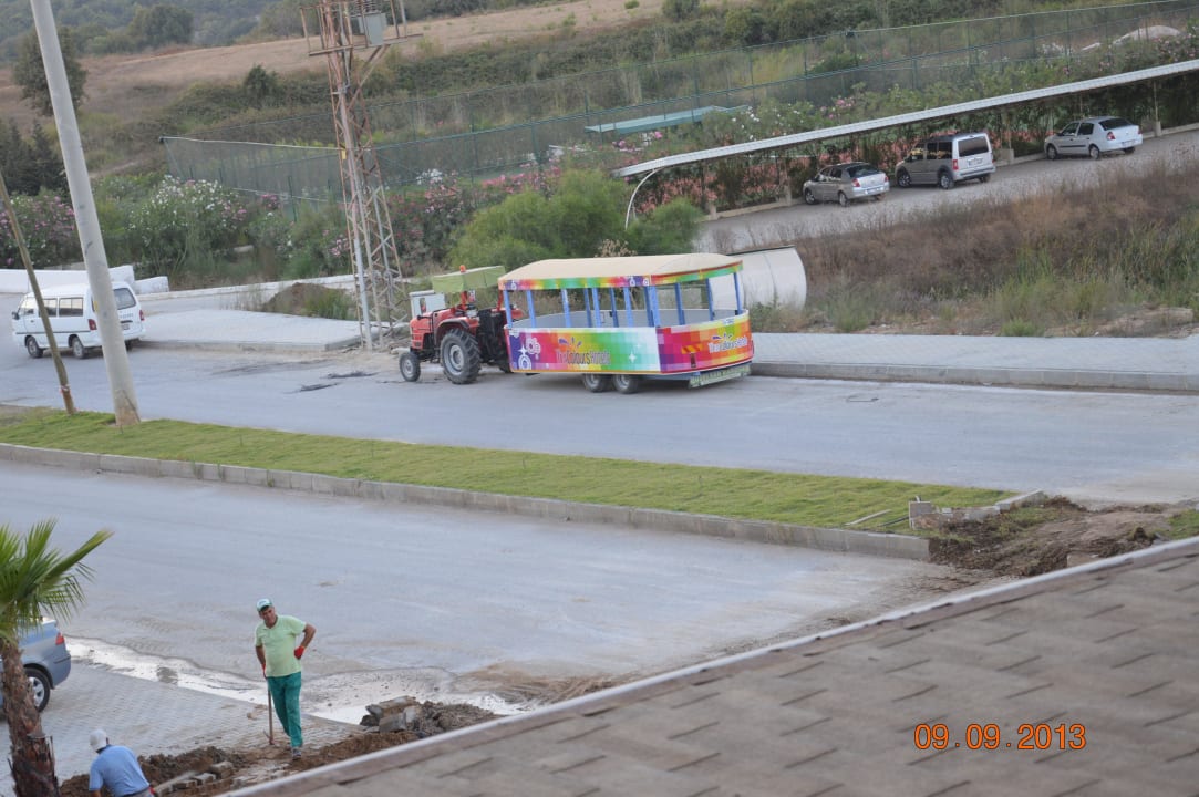 Ausblick zum Strandtransfer  Ramada Resort by Wyndham Side