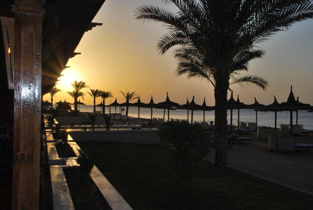 Morgens um kurz nach 05:00. Beach Albatros Resort