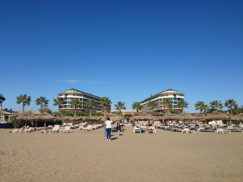 Blick vom Strand Voyage Belek Golf & Spa