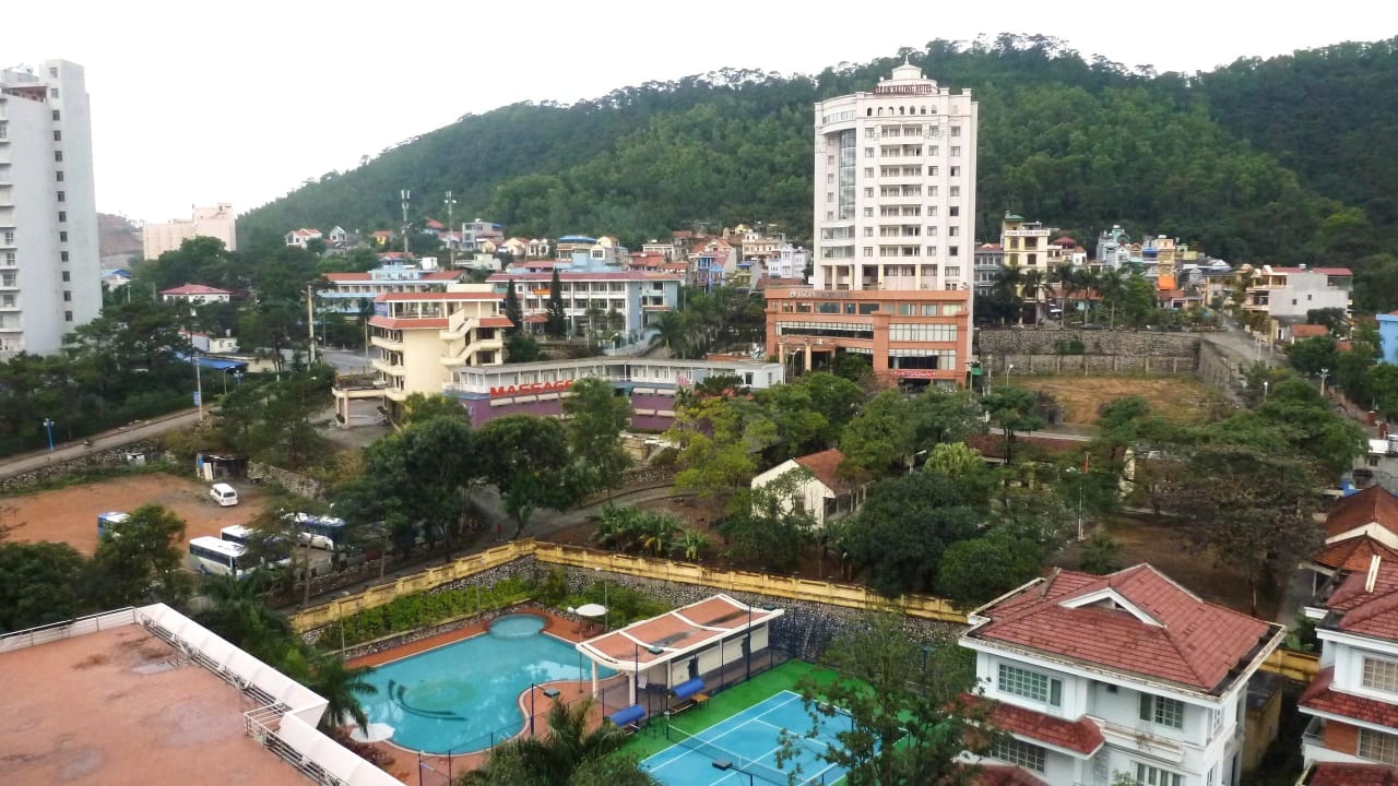 Blick aus dem Fenster Novotel Ha Long Bay