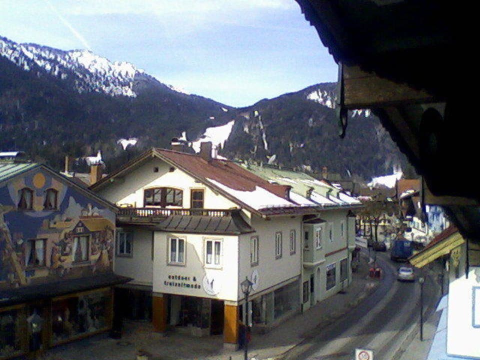 Blick vom Zimmer Richtung Kolben Hotel Alte Post