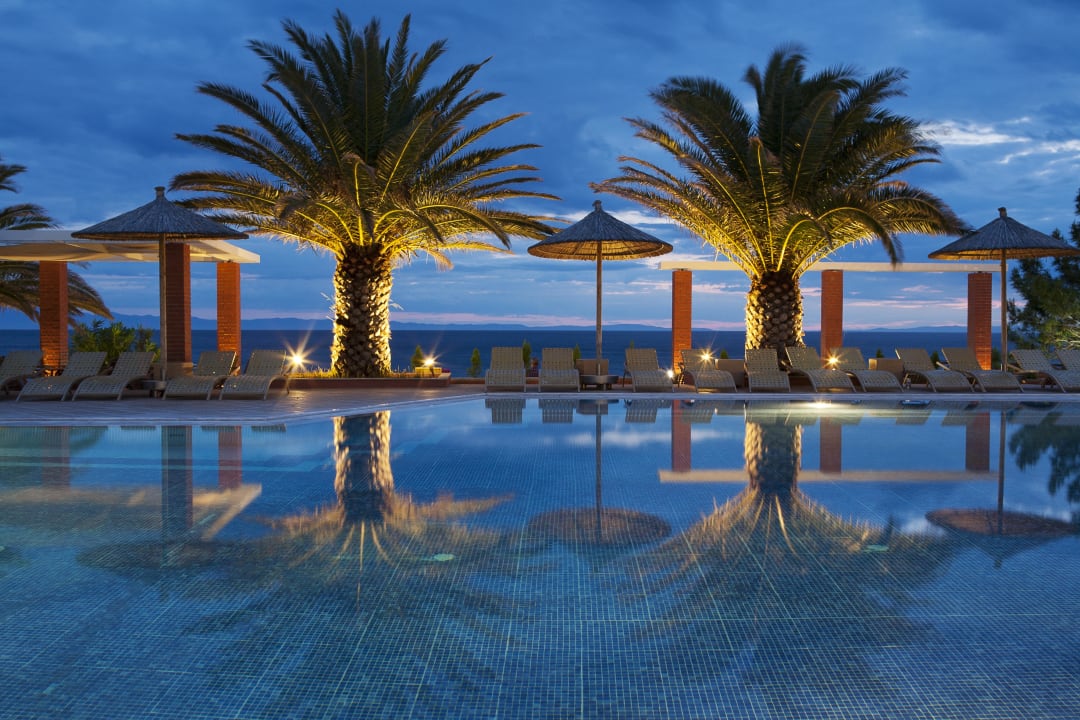When the night falls Alexandra Beach Thassos Spa Resort