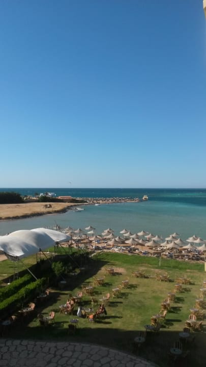 Aus unserem Zimmer  Magic Beach Hotel Hurghada