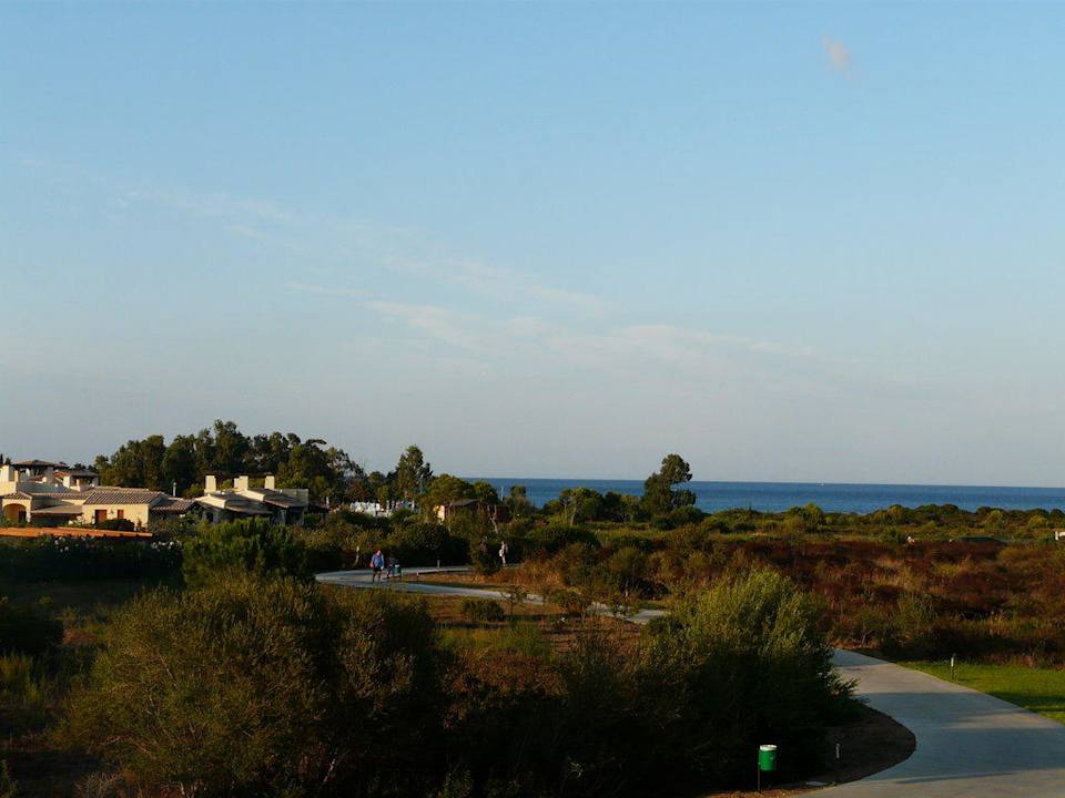 Ausblick vom Balkon Hotel I Corbezzoli