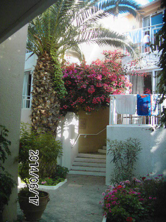 Zugang, zu den Zimmern Nefeli Hotel Rethymno