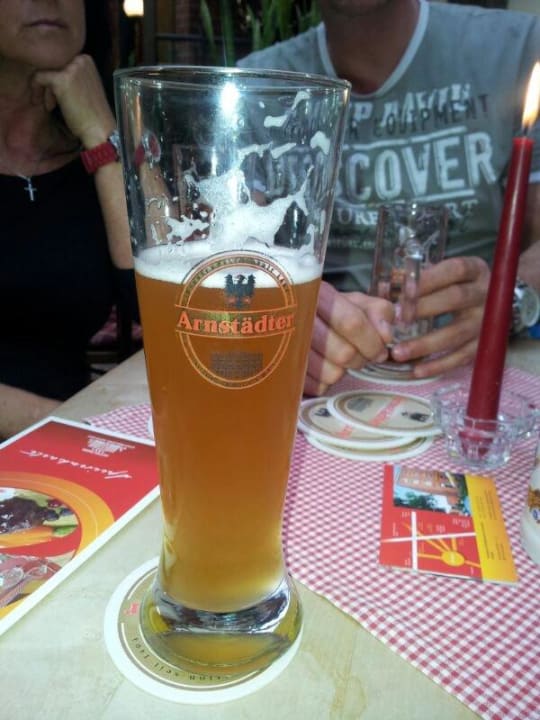 Sollte probiert werden, lecker Hotelpark Stadtbrauerei Arnstadt